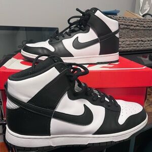 Nike Dunk Hi Retro “Panda” Men's Size 13